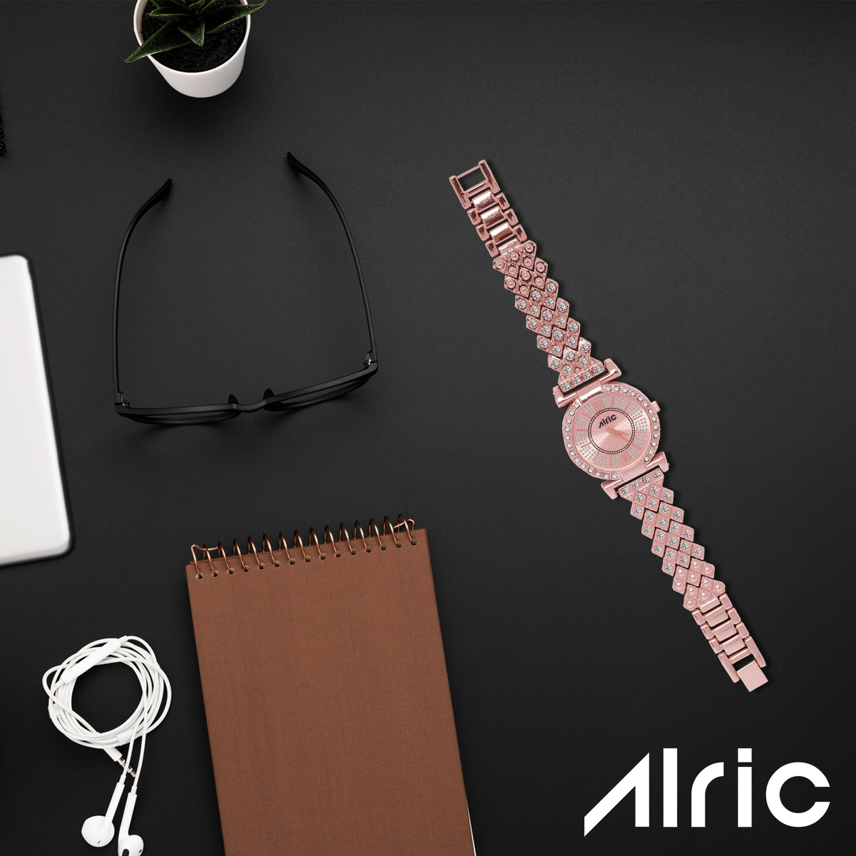 Eterna Rose Gold Watch For Girls (30 Mm Dial)