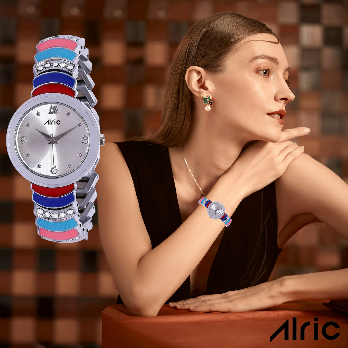 Nova Silver Quartz Analog Wrist Watch For Girls (30 Mm Dial)