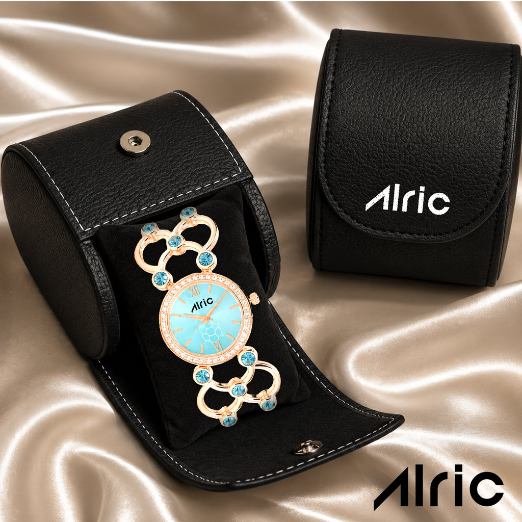 Bloom Seablue Watch - For Women Girls Watch Elly Unique Ladies Watch In Black