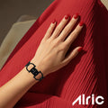 Quad Black Watch For Girls (30 Mm Dial)