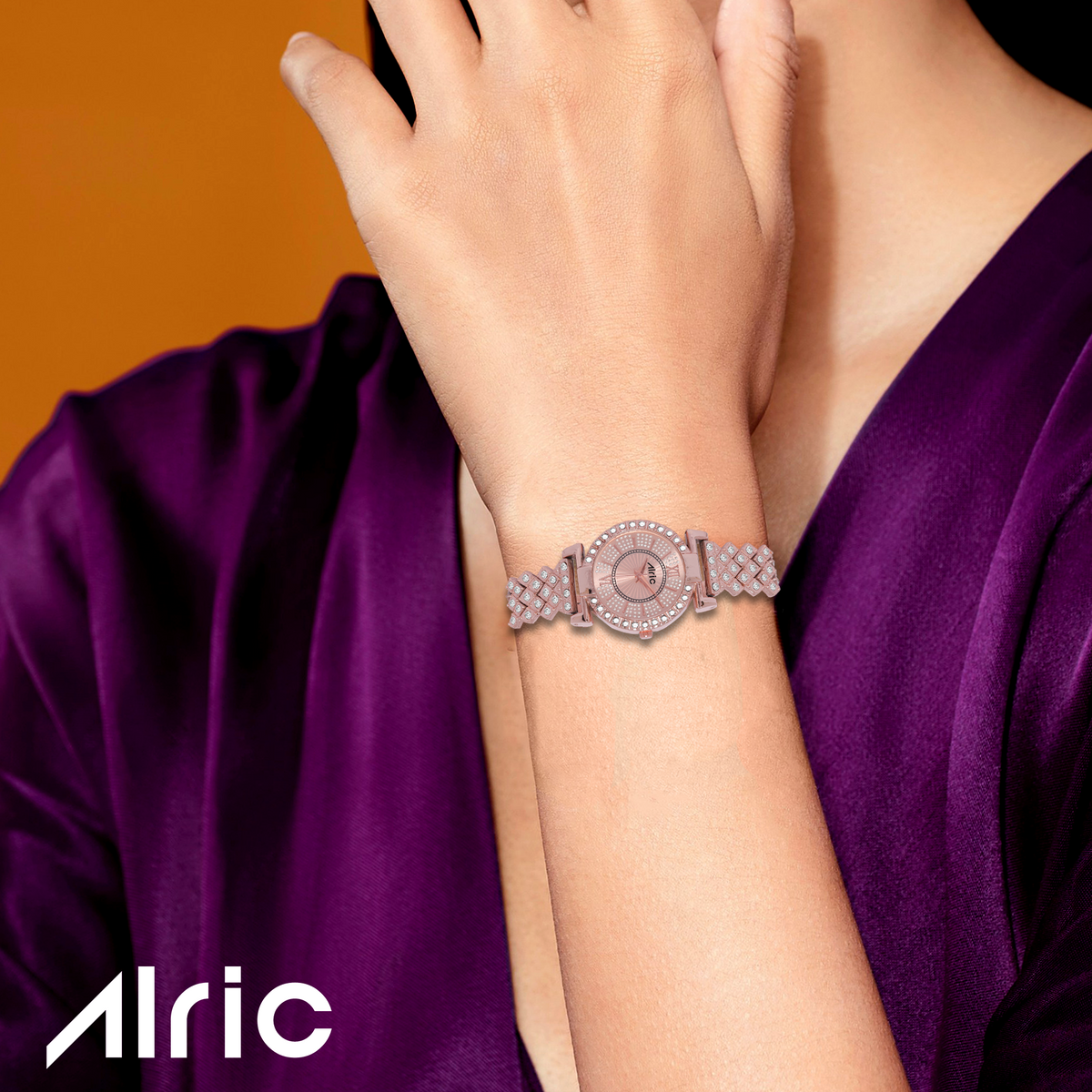 Eterna Rose Gold Watch For Girls (30 Mm Dial)