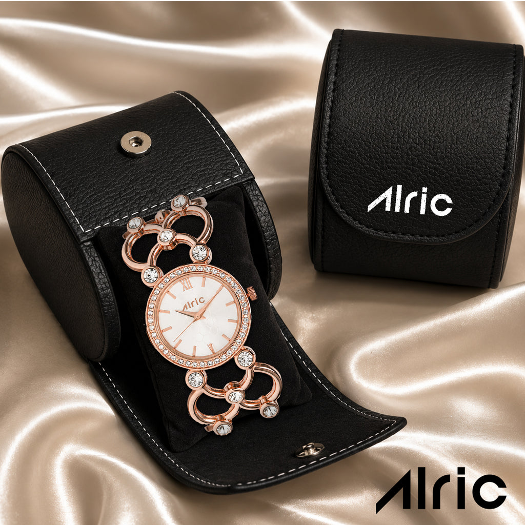 Bloom White Alric - For Women Engravable Silver wristwatch for ladies