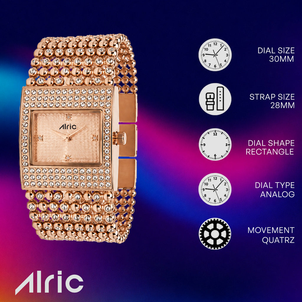 Empress Rose gold Quartz Analog Wrist Watch For Girls (30 Mm Dial)
