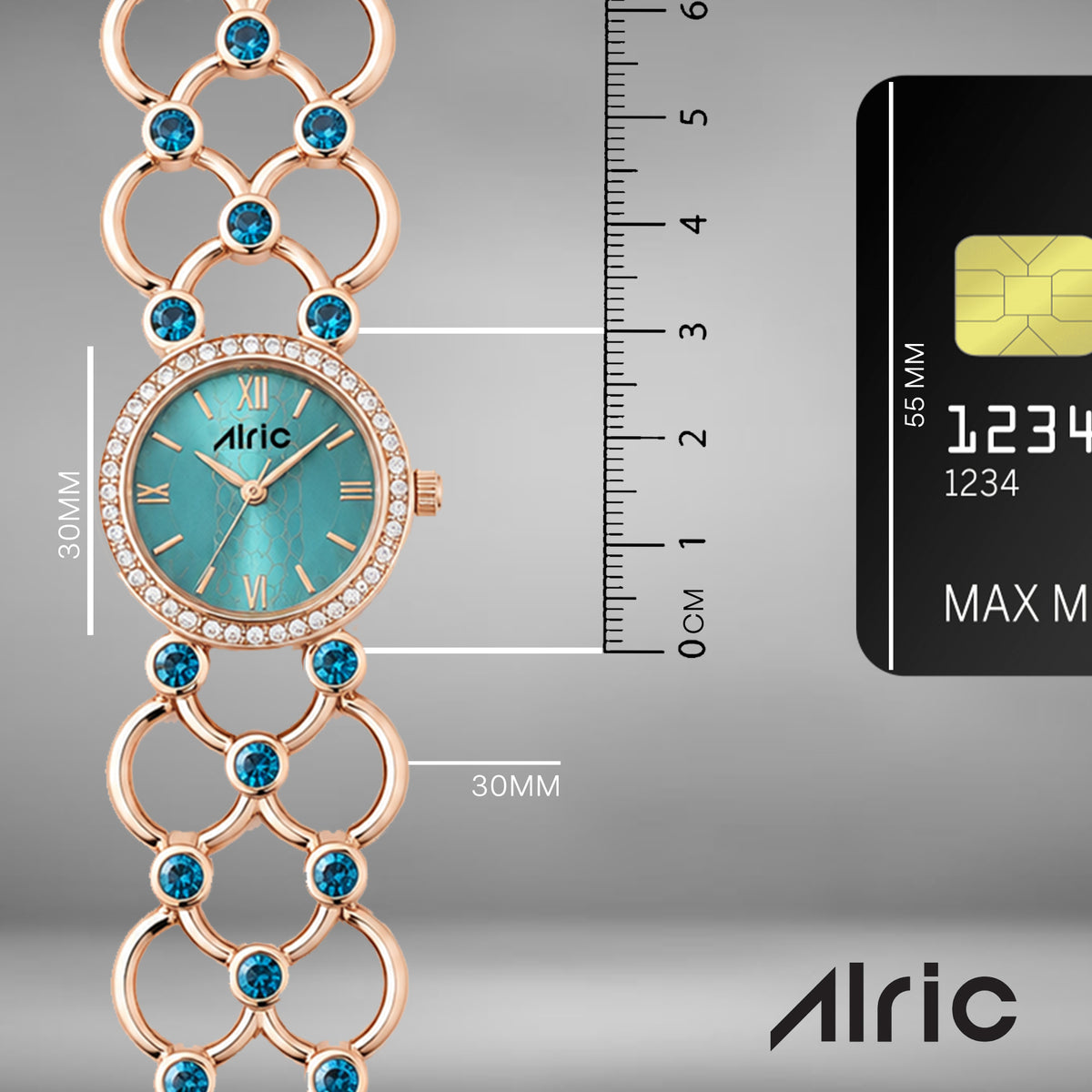 Bloom Seablue Watch - For Women Girls Watch Elly Unique Ladies Watch In Black