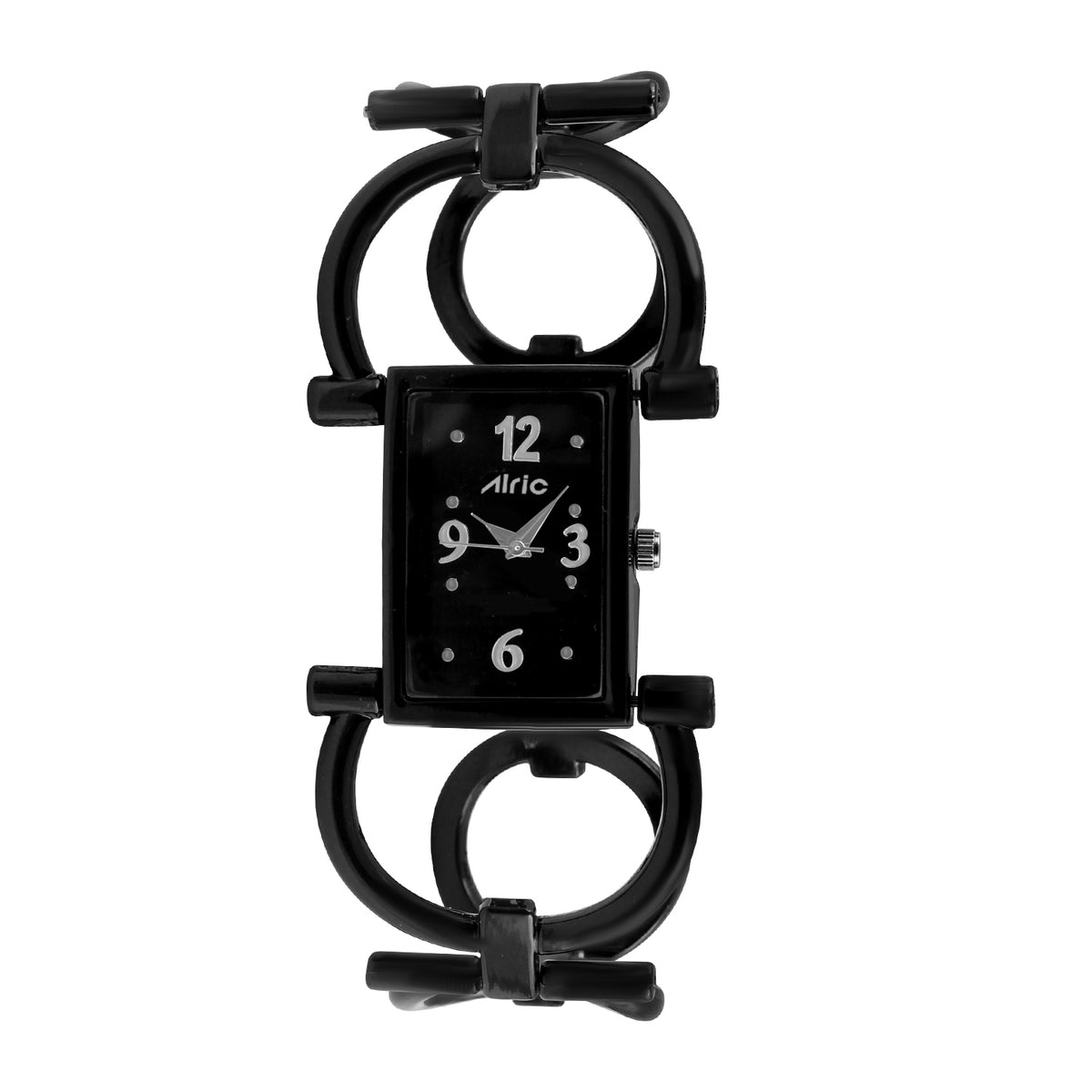 Quad Black Watch For Girls (30 Mm Dial)