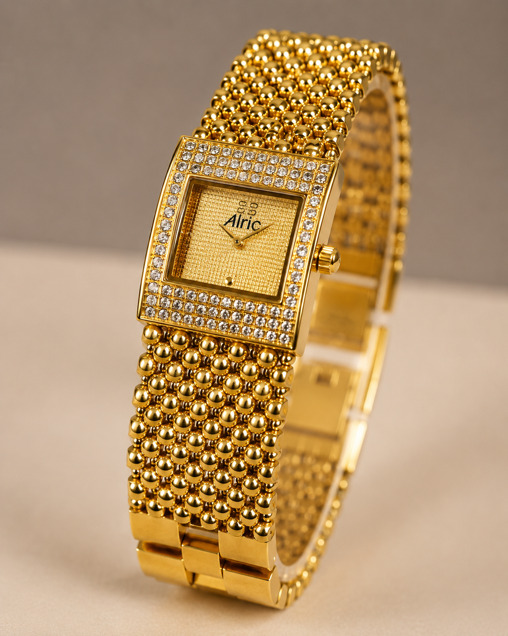 Empress gold Quartz Analog Wrist Watch For Girls (30 Mm Dial)