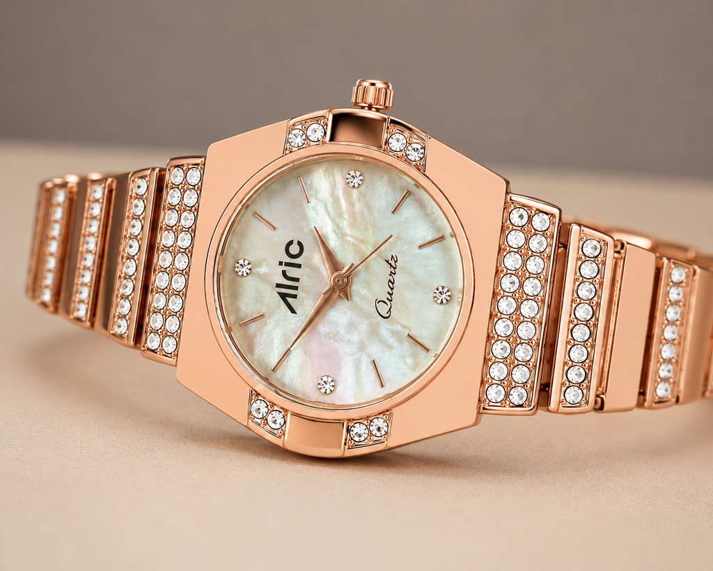 Opaline Rose gold  Quartz Analog Wrist Watch For Girls