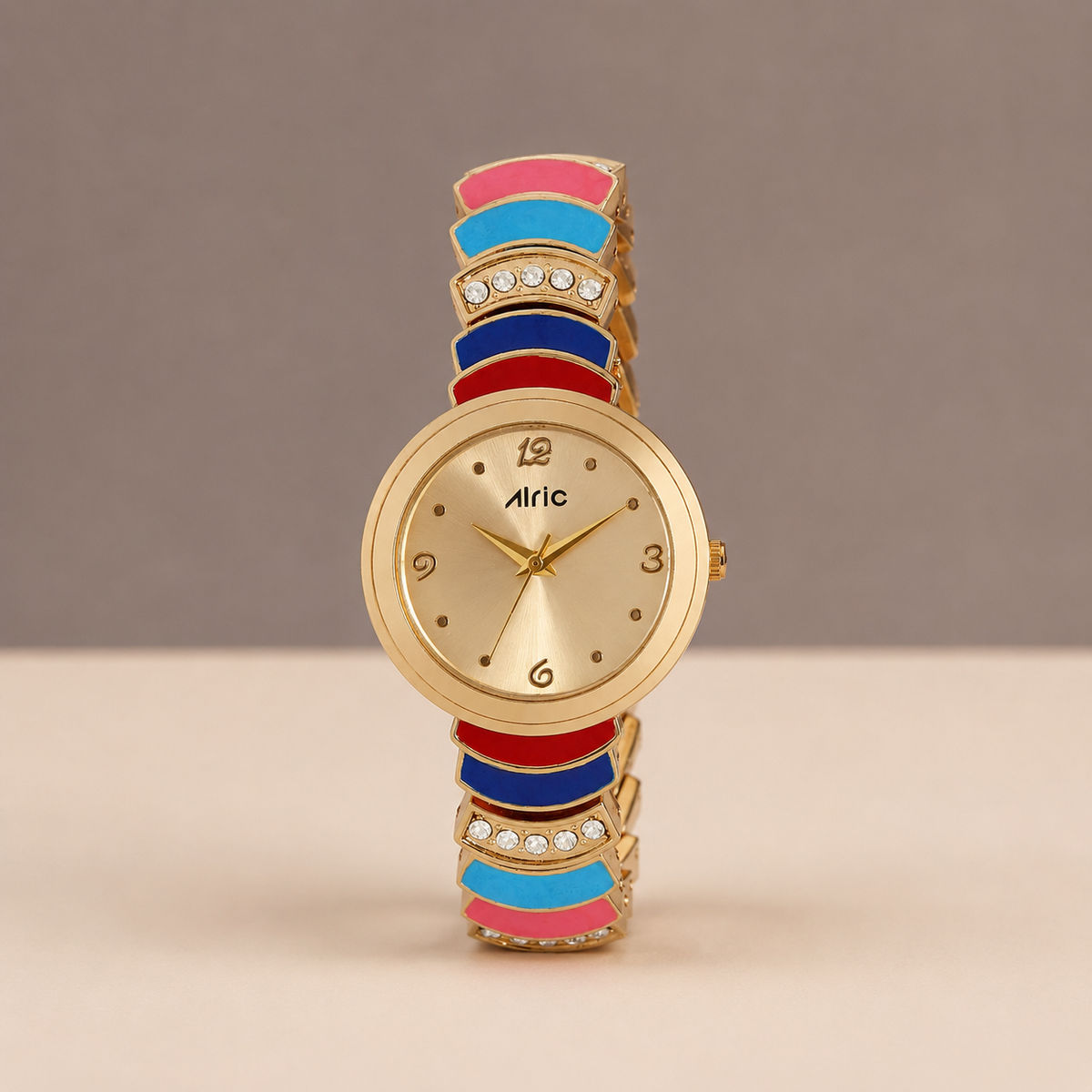 Nova Multi-Color Quartz Analog Wrist Watch For Girls (30 Mm Dial)