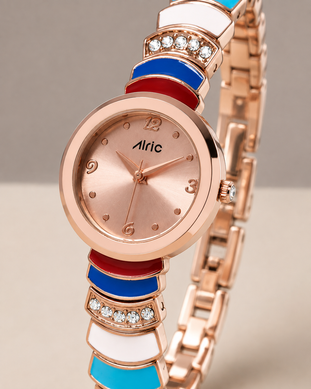 Nova Rose Gold Quartz Analog Wrist Watch For Girls (30 Mm Dial)