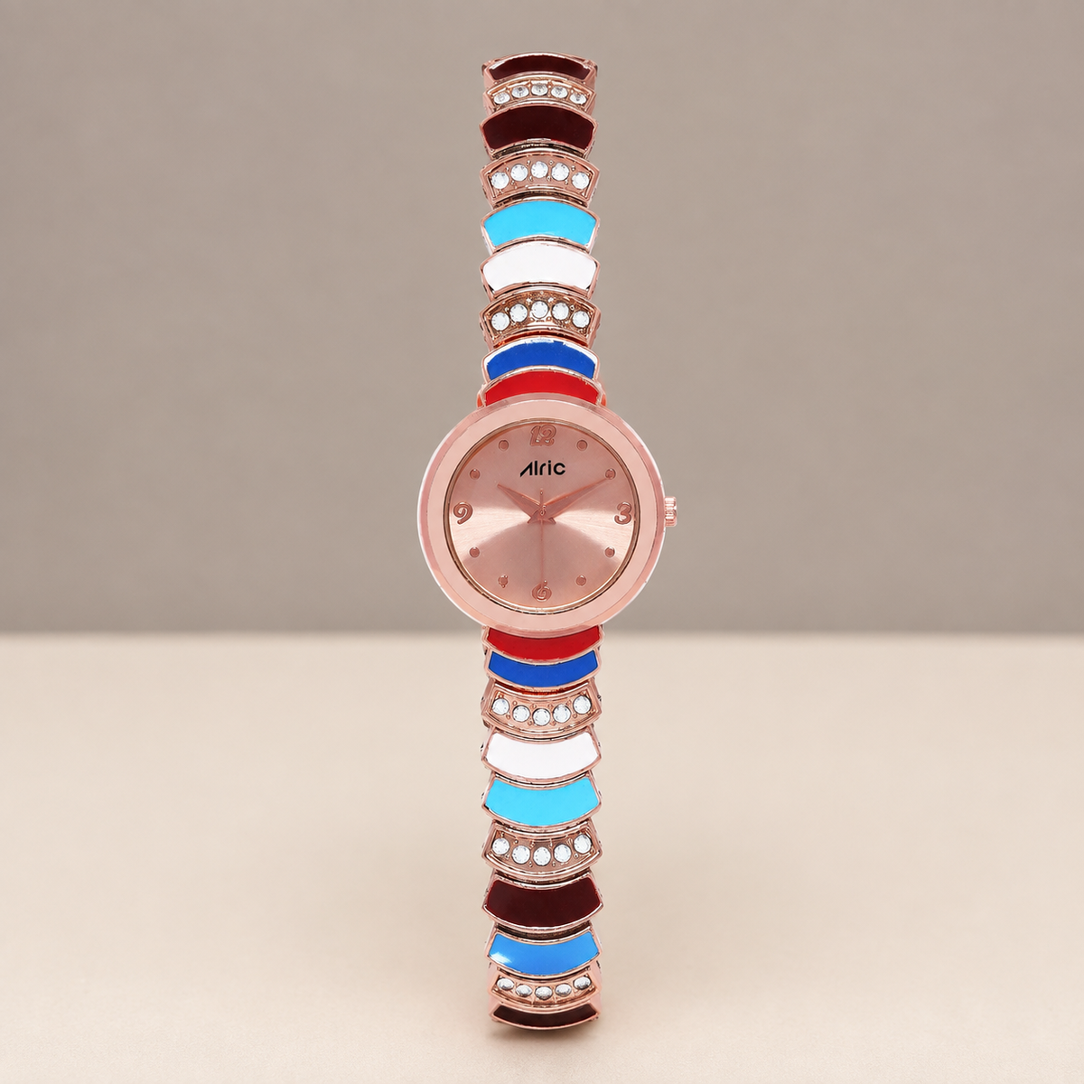 Nova Rose Gold Quartz Analog Wrist Watch For Girls (30 Mm Dial)