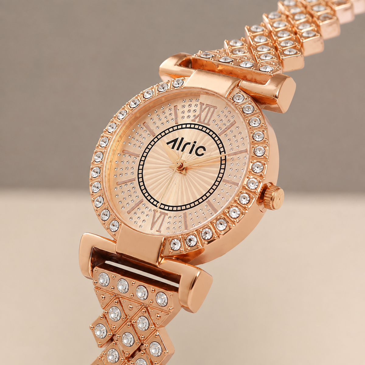 Eterna Rose Gold Watch For Girls (30 Mm Dial)