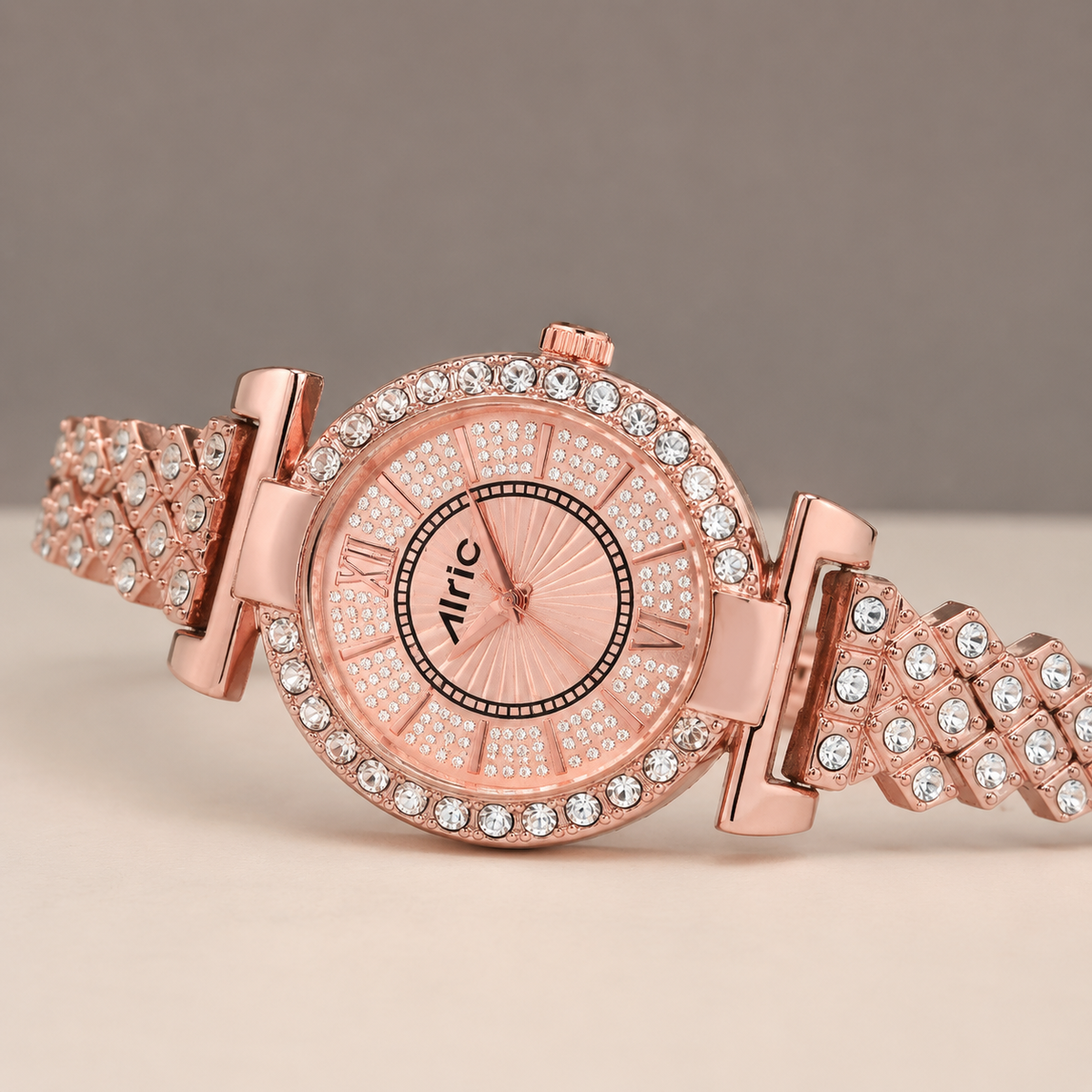 Eterna Rose Gold Watch For Girls (30 Mm Dial)