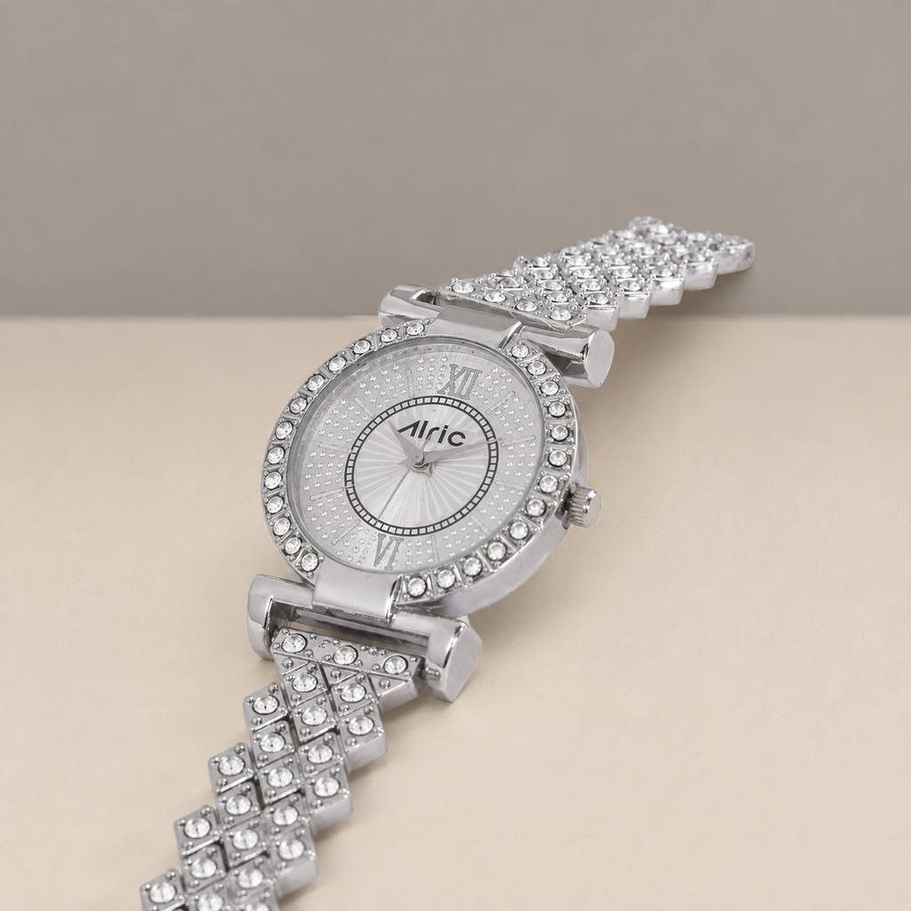 Eterna Silver Watch For Girls (30 Mm Dial)