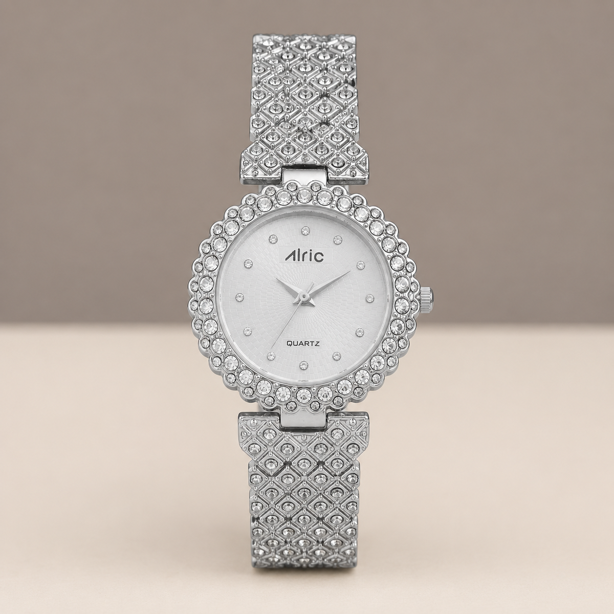 Lavish Gold  Analog Quartz with Jewels | Elegant Watch for Women