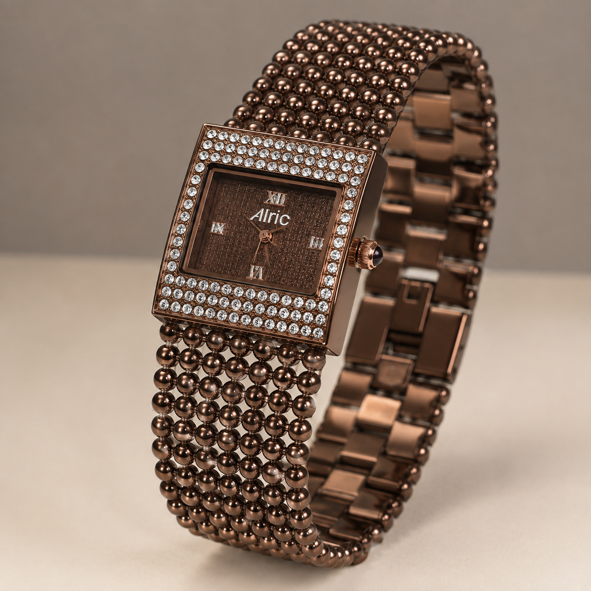 Empress brown Quartz Analog Wrist Watch For Girls (30 Mm Dial)