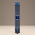 Empress Blue Analog Wrist Watch For Girls (30 Mm Dial)