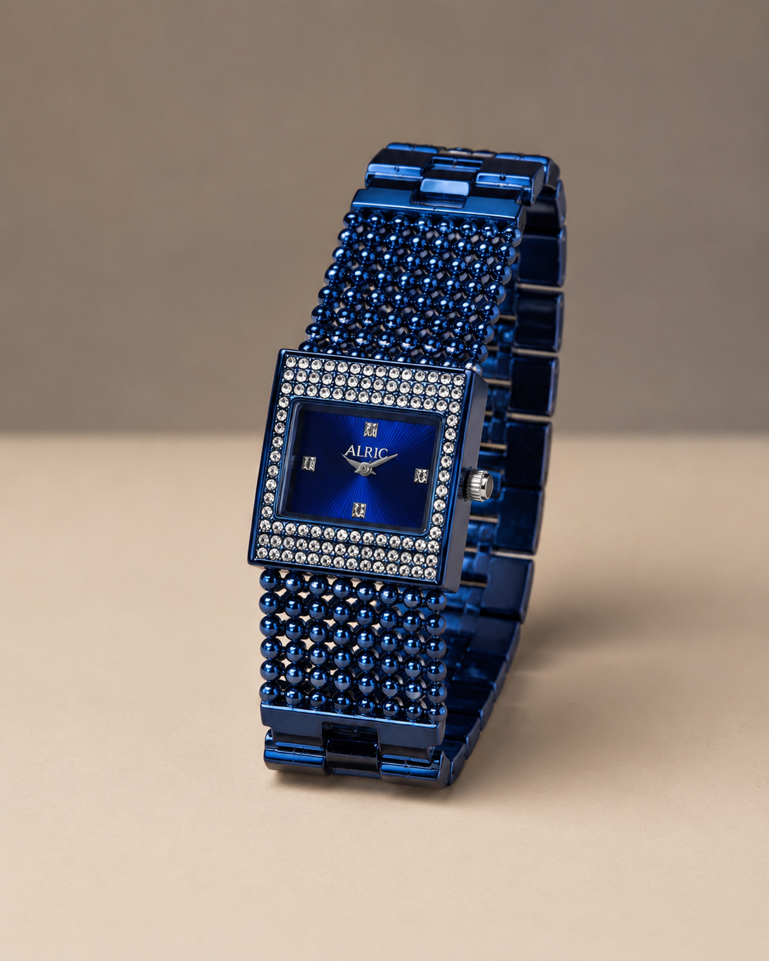 Empress Blue Analog Wrist Watch For Girls (30 Mm Dial)