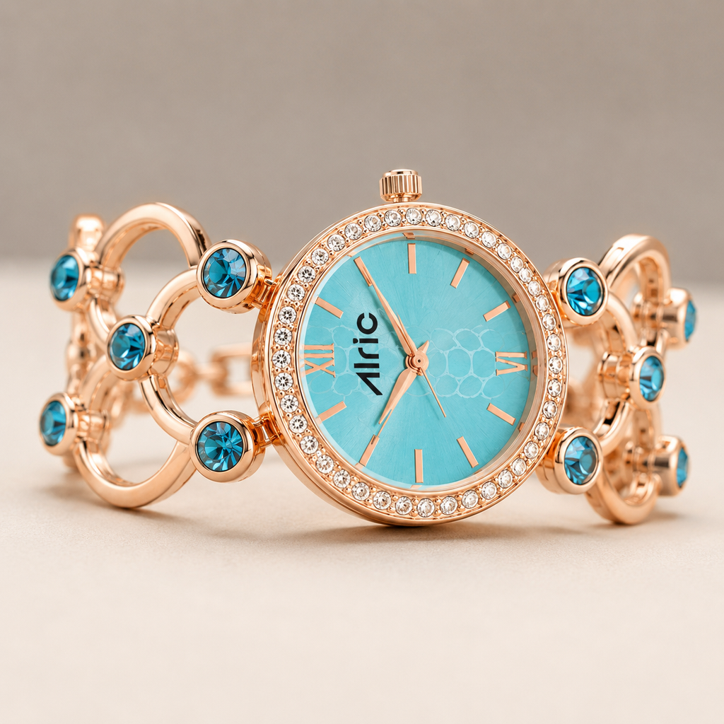 Bloom Seablue Watch - For Women Girls Watch Elly Unique Ladies Watch In Black