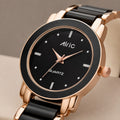 Swanky Ladies Watch For Girls Latest Rose Gold & Black Watch For Women Ladies Analog Watch - For Girls Swanky