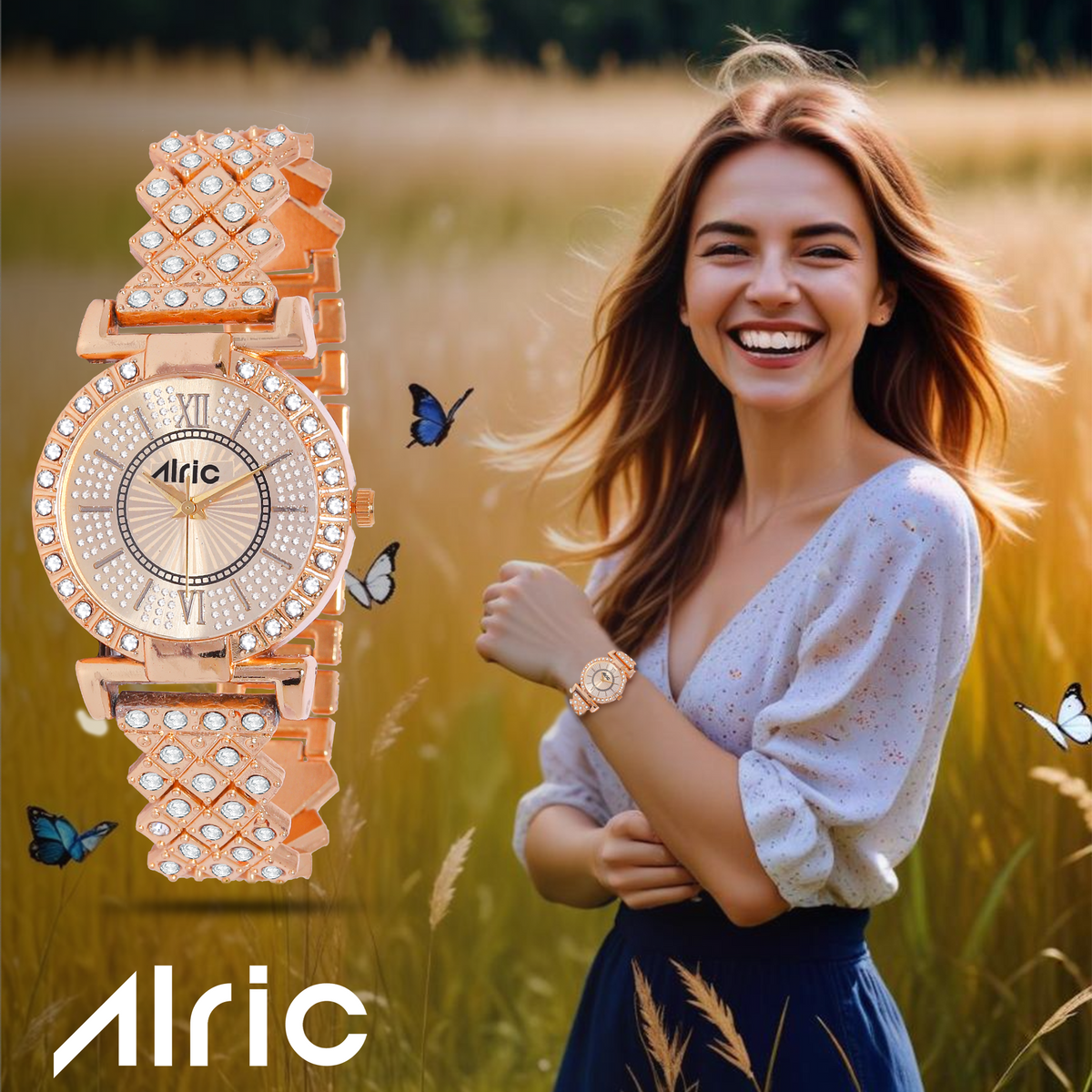 Eterna Gold Watch For Girls (30 Mm Dial)