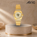 Opaline Gold Quartz Analog Wrist Watch For Girls